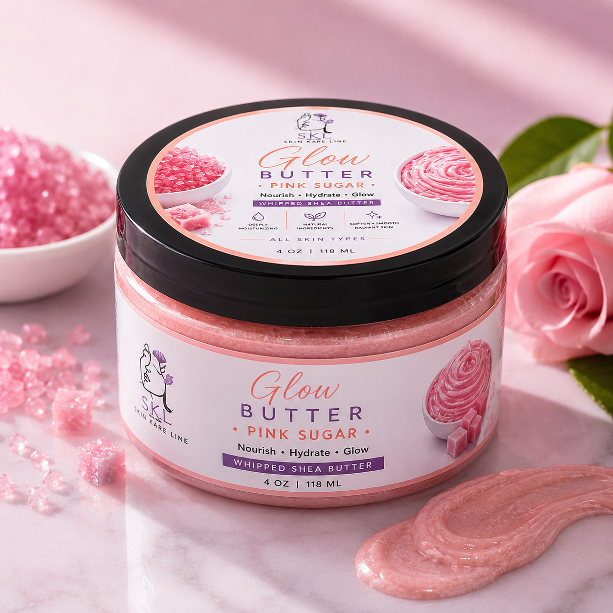 Glow Butter – Pink Sugar