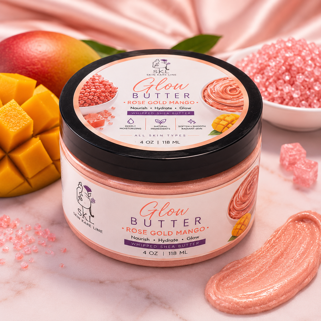 Glow Butter – Rose Gold Mango
